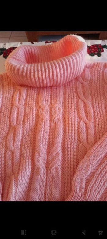 Pull col roulé