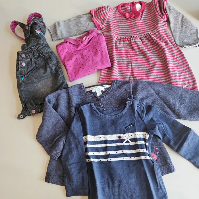 Lot vêtements fille 12 mois - photo numéro 2