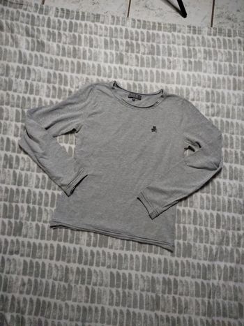 Tee-shirt manches longues gris Lulu castagnette taille S 36