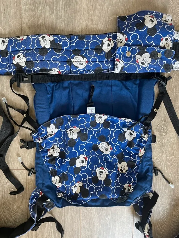 Portage préformé prefo de la couturiere spécialisée Portabebe Mozart Mickey - photo numéro 3