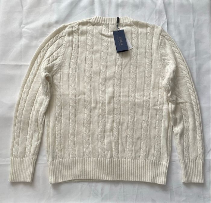 Polo Torsadé Ralph Lauren Beige - Taille S - photo numéro 4