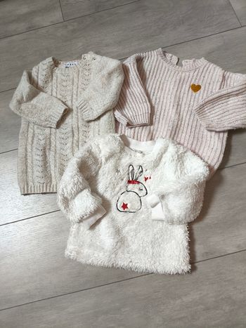 3 pull hiver fille