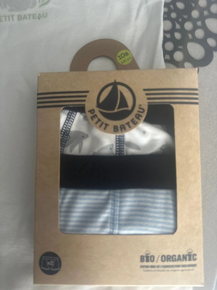Lot de 2 boxers petit bateau et t-shirt 10 ans garçon - photo numéro 3