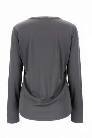 Magnifique Top Manches Longues Noir - Taille S (36)