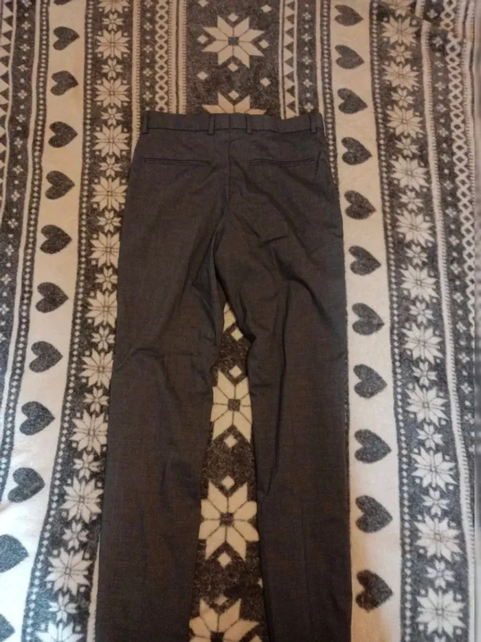 Pantalon de costume slim fit stretch taille 38 h&m neuf - photo numéro 8