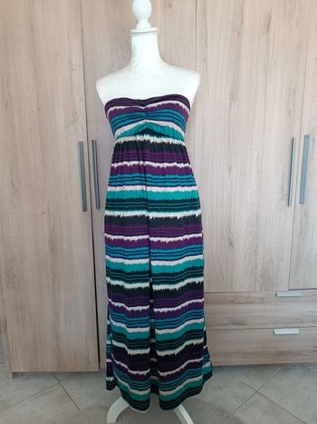 Robe d'été longue à bustier femme taille 1