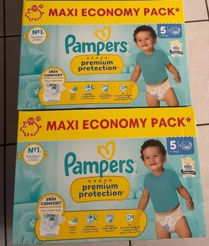 2 packs de 80 couches