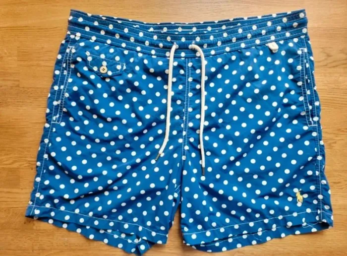 Short de bain à pois Ralph Lauren