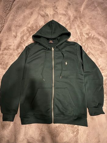 Veste avec zip Ralph Lauren vert taille M 