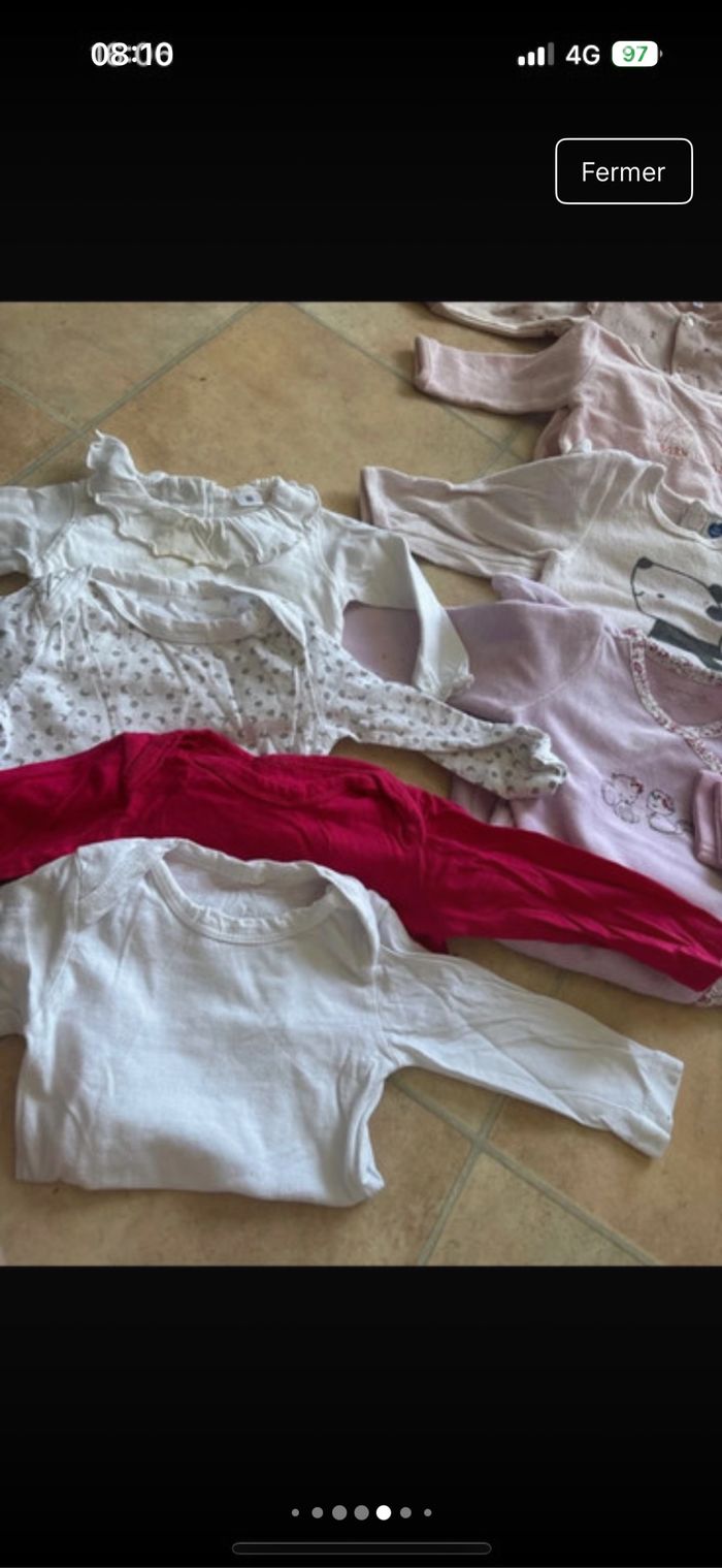 Lot 6 mois fille pyjamas vertbaudet - photo numéro 4