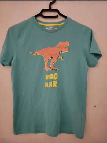 T-shirt dinausore a sequins la fabrique des garçons t 12ans