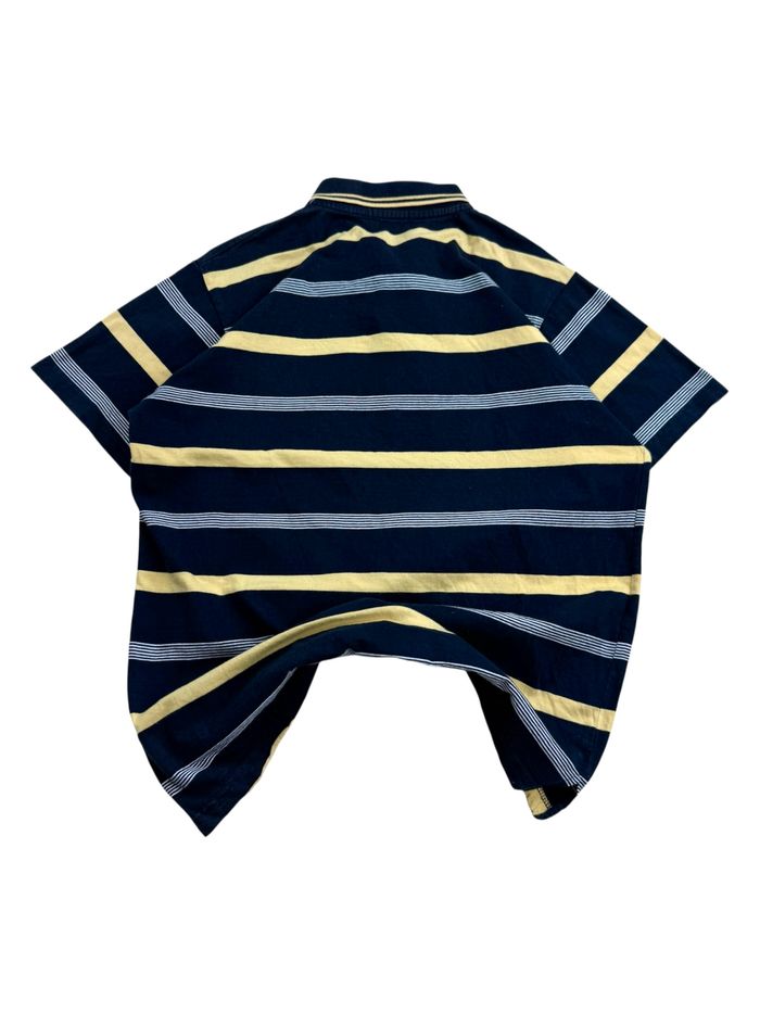 Polo Vintage Coton Rayé Armani Y2K Indie Sleaze L - photo numéro 2