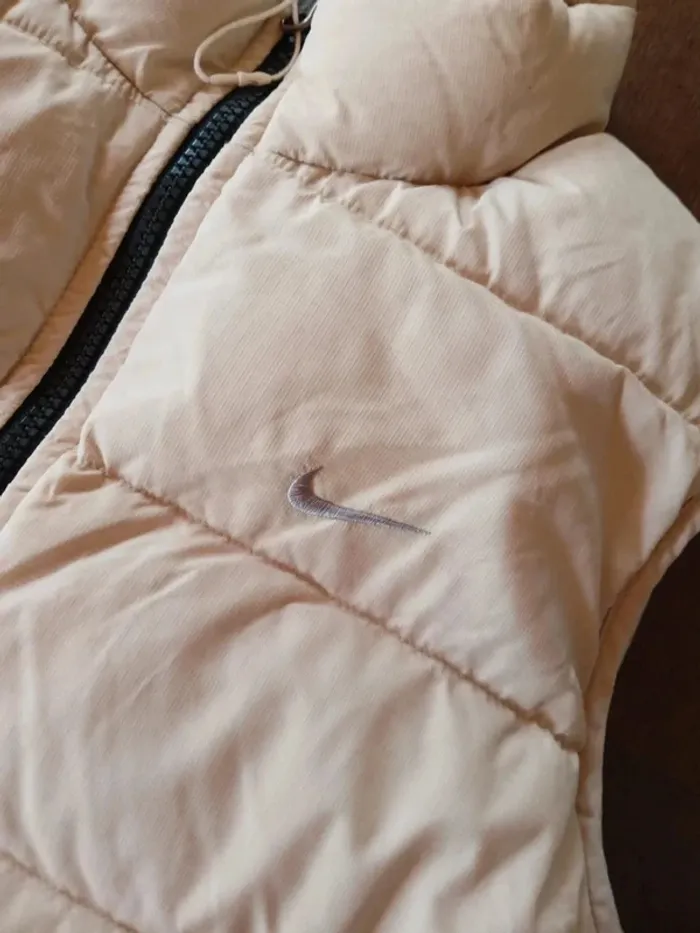 Doudoune nike vintage réversible M noir et beige - photo numéro 3