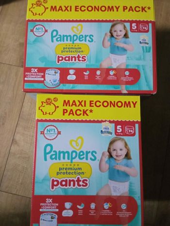 Couches Pampers premium protection