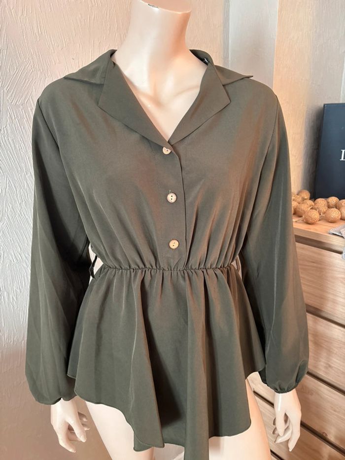 Blouse kaki