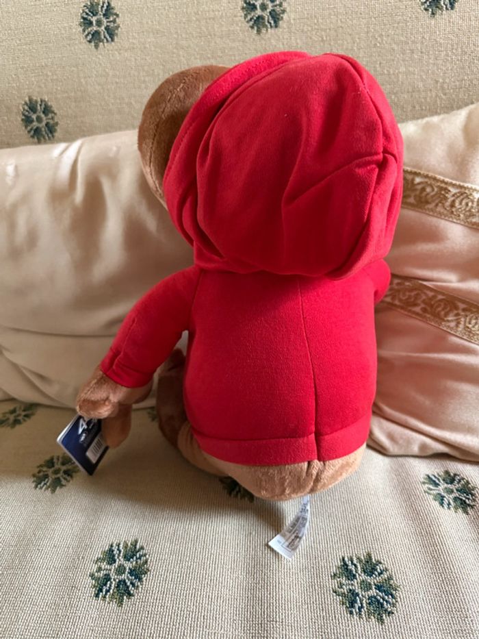 NEUF peluche Peluche E.T avec un hoodies 35 cm ET extraterrestre Simba pull sweat rouge - photo numéro 4