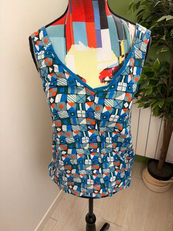 Débardeur vintage | Multicolore | Taille 36