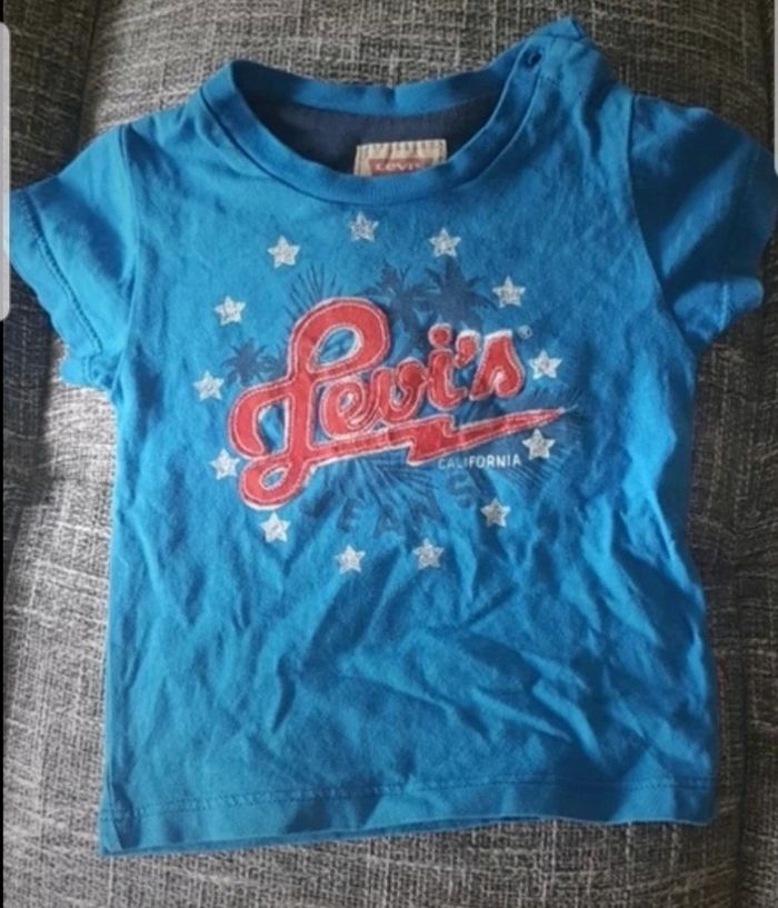Tee shirt Levi's bleu 12mois