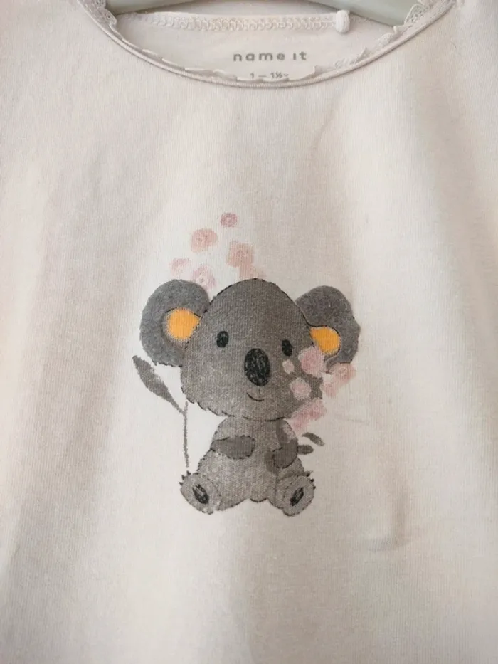 (e) t-shirt panda Name It 86cm - photo numéro 3