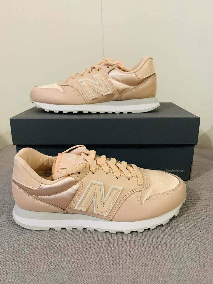 Basket New balance 500 vieux rose