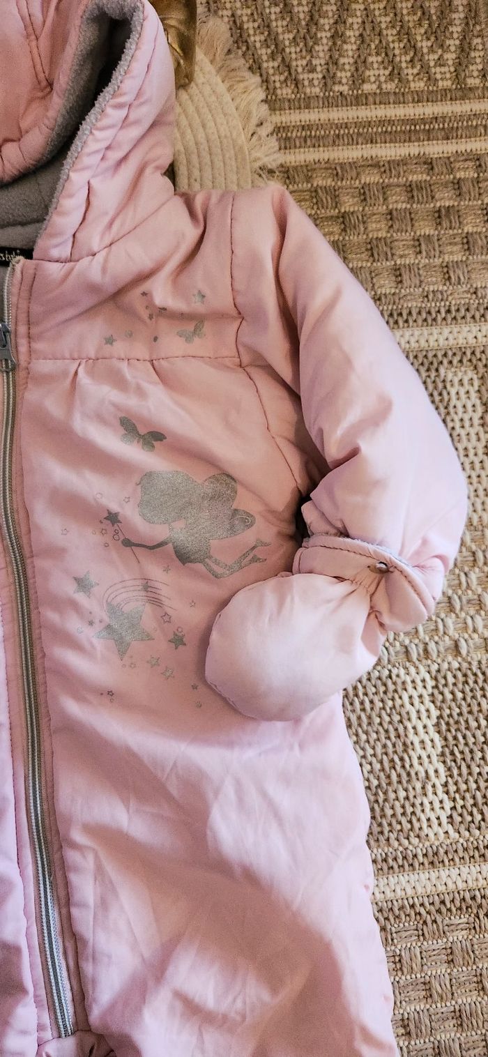 Combinaison Bébé fille 12mois Les P'tits Babies rose - photo numéro 3