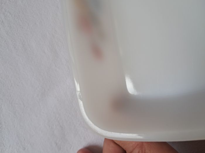 Lot 3 beurriers raviers plats Arcopal motifs fleurs ancien vintage - photo numéro 10