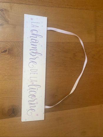 Plaque de porte licorne 🦄
