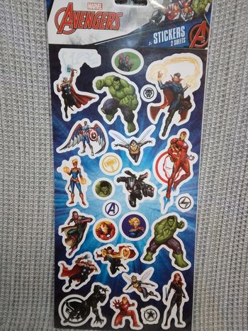 Autocollants stickers x2 "Avengers" Marvel