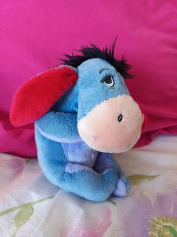 Peluche bourriquet 15 cm avec coeur