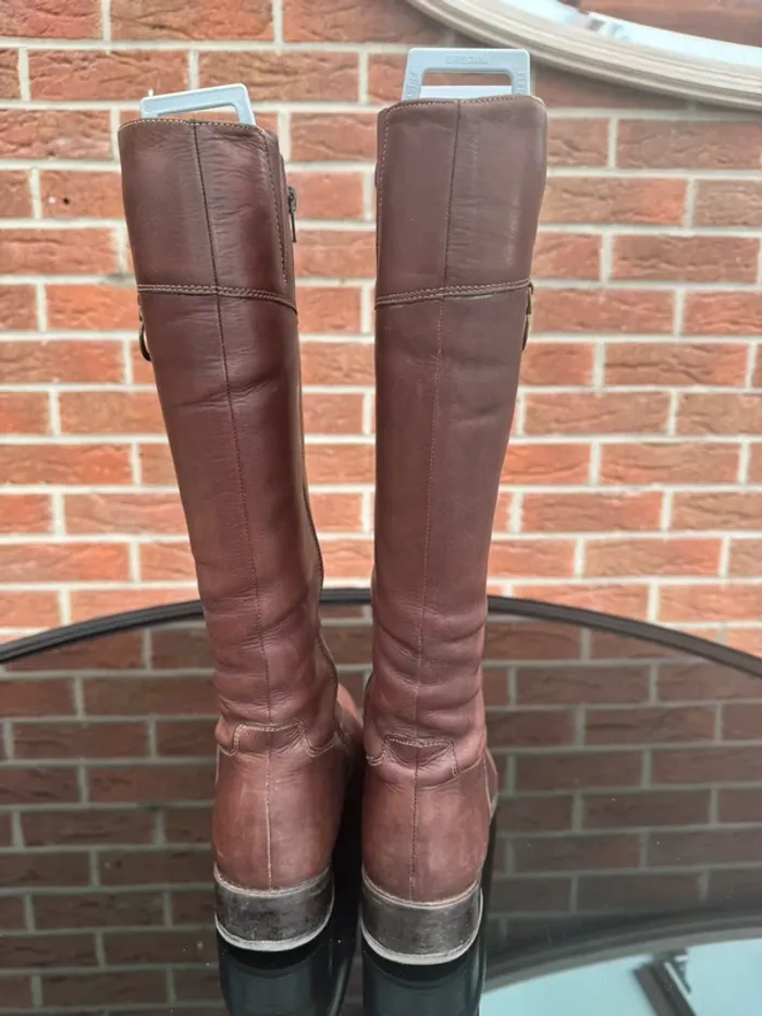 Botte en vrai cuir taille 36 - photo numéro 4