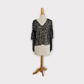blouse Zara noir taille Xs