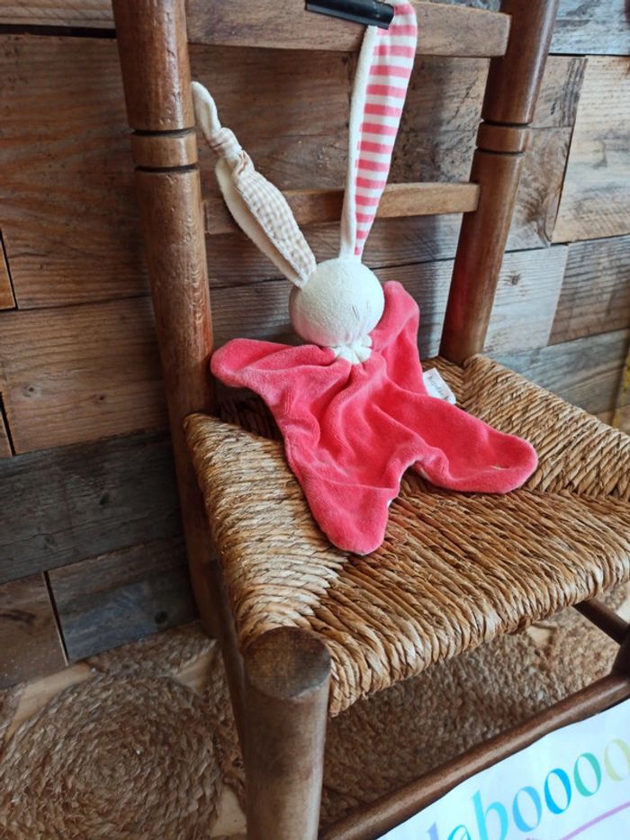 Doudou lapin rose keptin-jr tbe - photo numéro 4