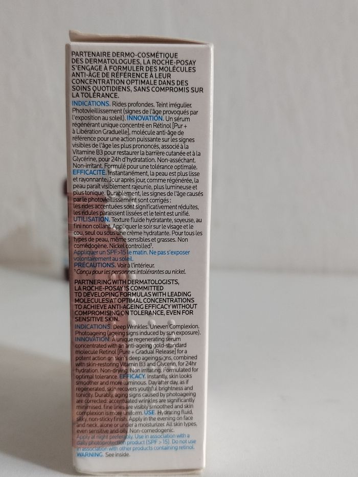 Sérum concentré anti rides La Roche Posay Retinol B3 régénérant resurfacant - photo numéro 8