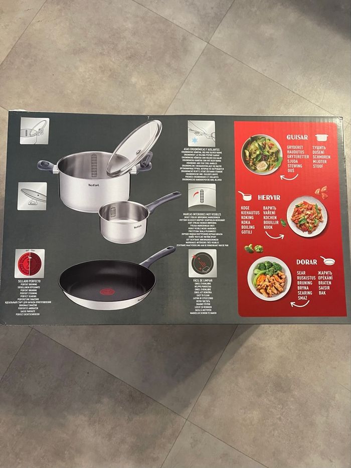 Batterie set de cuisine tefal daily cook NEUF - photo numéro 4