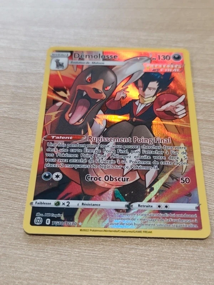 Carte pokémon - Démolosse TG10/TG30