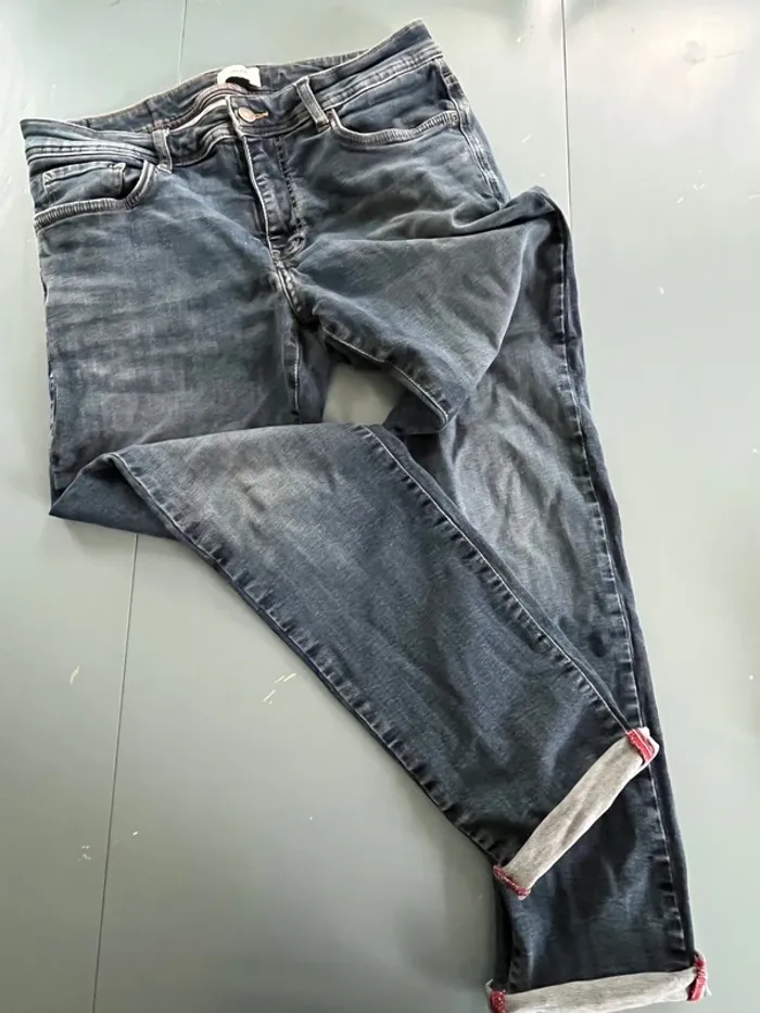 Jean straight couleur denim Taille W30 L32 - photo numéro 2
