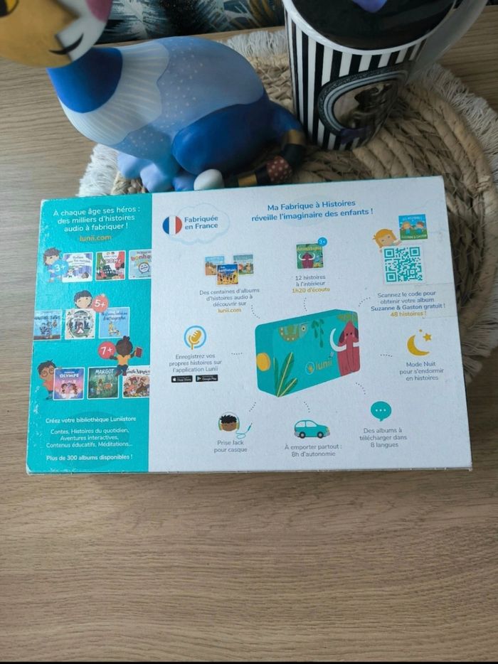 Fabrique à histoires
Boite à histoires 
Lunii V2 
Rare , Edition limitée Animatopia 
Neuve - photo numéro 3