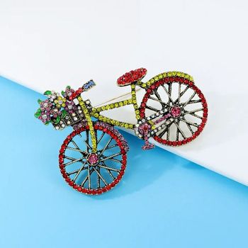 Broche Bicyclette rouge