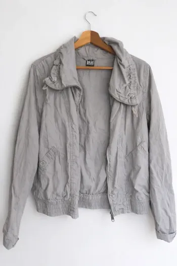 Veste fine femme grise XL / 42 ·Très bon état