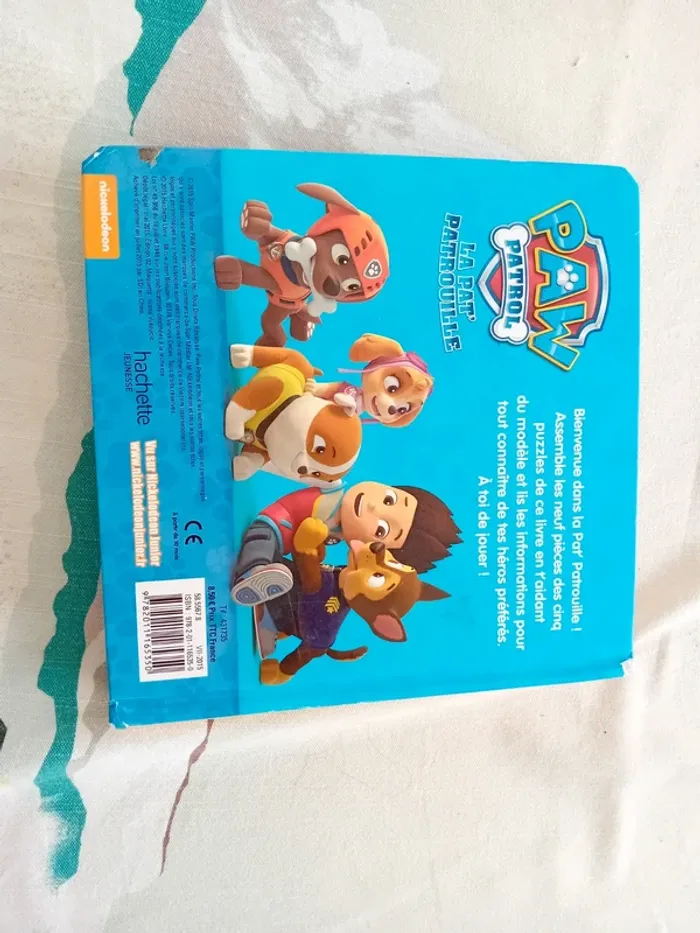 Petit livre puzzle pat patrouille - photo numéro 3
