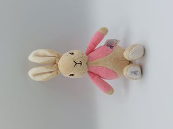 Petite Peluche doudou lapin Flopsy beige rose PETER LAPIN 2017 grelot papillon