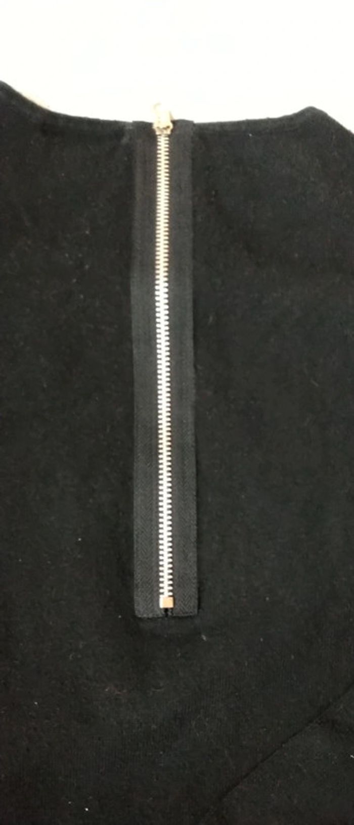 Pull long fermeture éclair au dos noir femme S mango - photo numéro 9