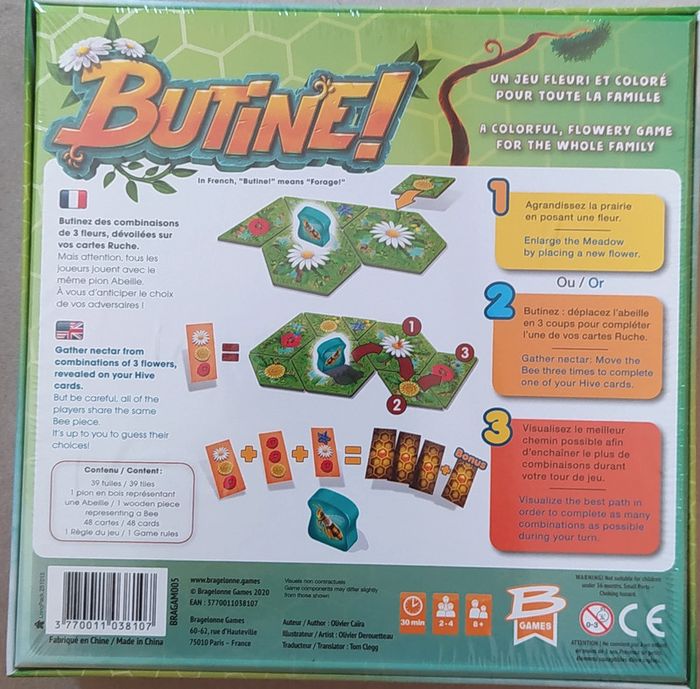 Butine - Jeu de société neuf sous emballage - photo numéro 2