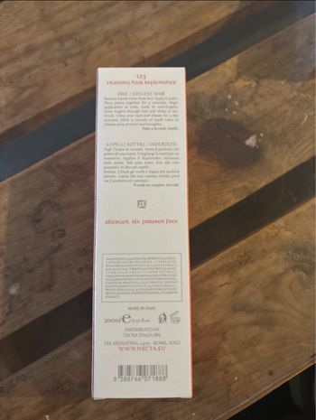 Soin fortifiant capillaire