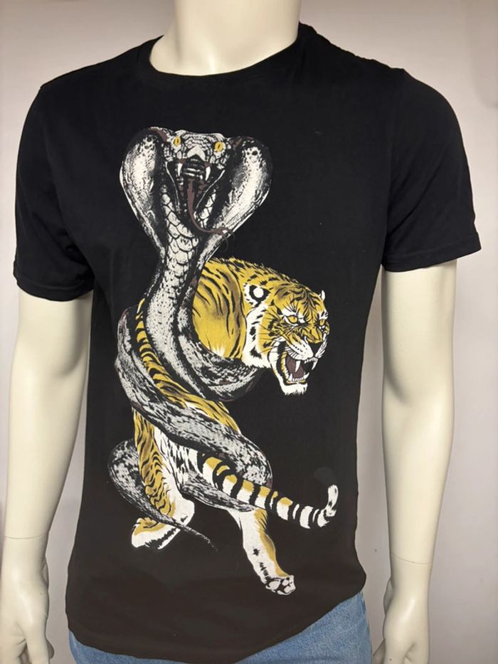 T-shirt Philipp Plein - Taille M - Serpent & Tigre - Excellent état - photo numéro 6