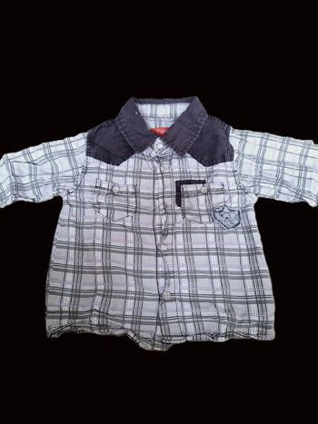 Chemise manches longues Tissaia 18 mois