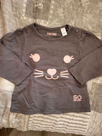 Tee shirt obaïbi gris