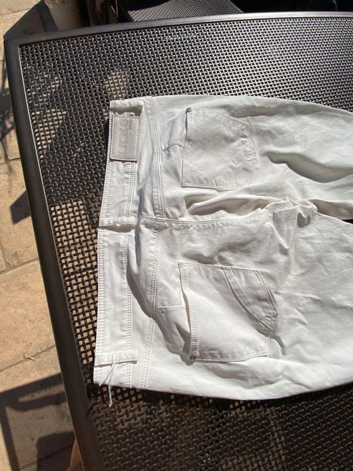 Pantalon Ikks blanc w32 idéal 42 stretch - photo numéro 8