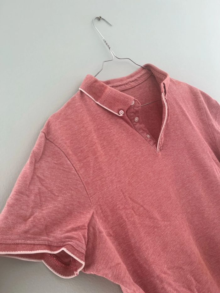 Polo chiné rouge kiabi - photo numéro 2