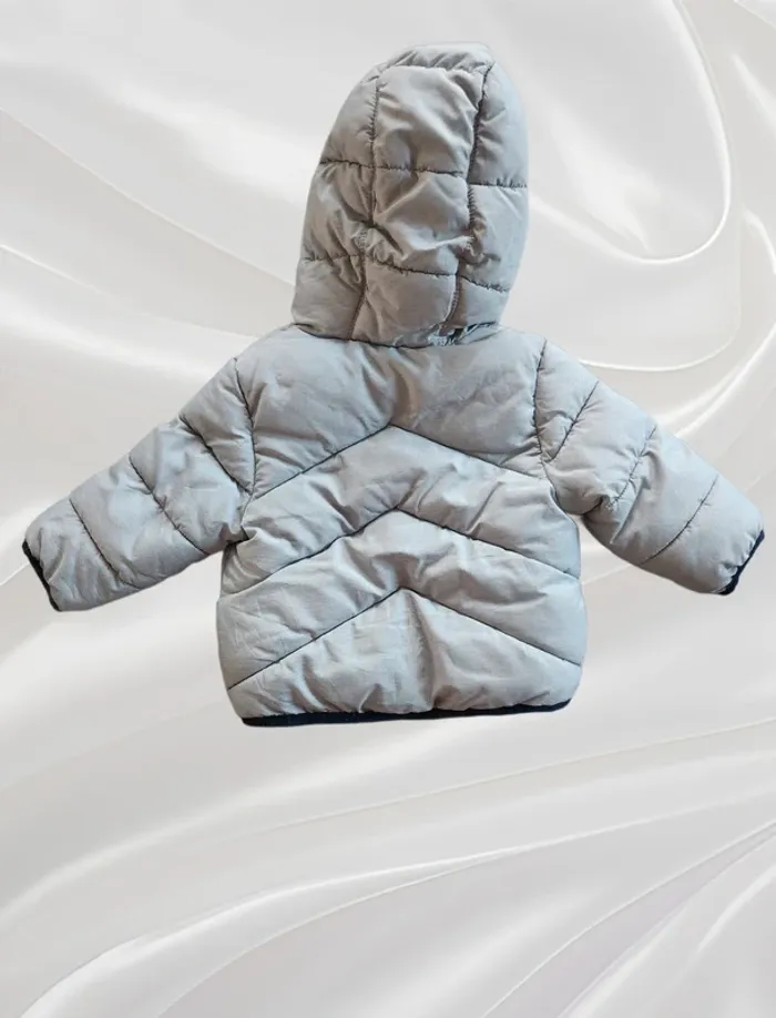 Doudoune grise garçon 12 mois - photo numéro 2